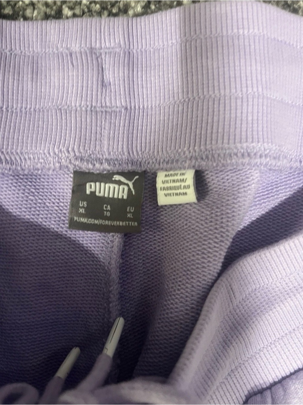 2 Puma Women's Power Cat Jogging Pants Pink Heather & Vivid Violet, XL - Picture 13 of 14